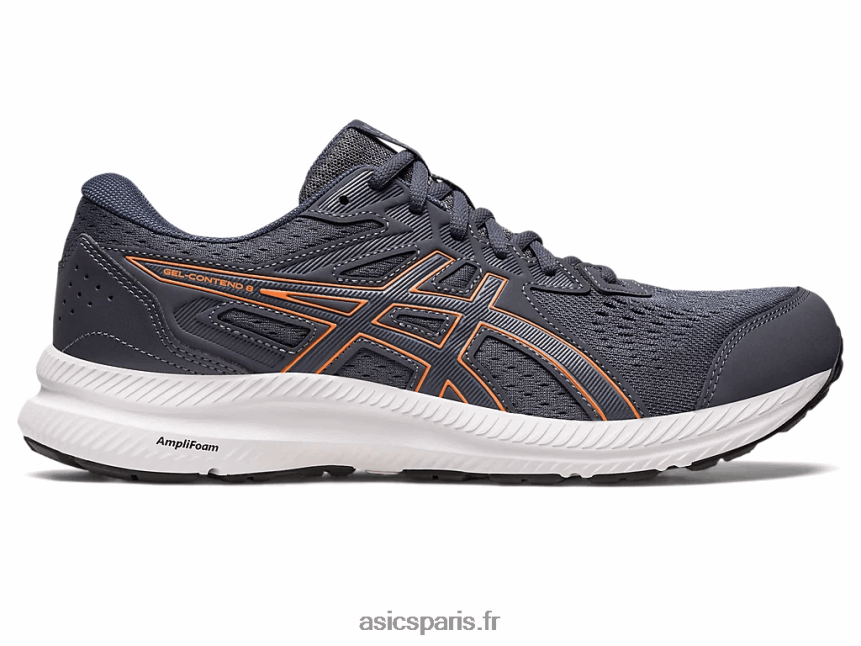Hommes Asics gel-content 8 BXL8B2404 transporteur gris/métropole
