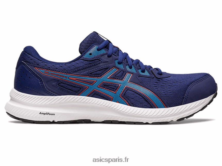 Hommes Asics gel-content 8 BXL8B2419 bleu indigo/bleu île