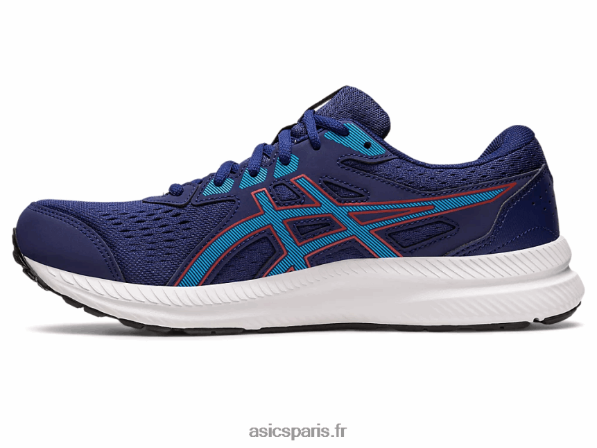 Hommes Asics gel-content 8 BXL8B2419 bleu indigo/bleu île