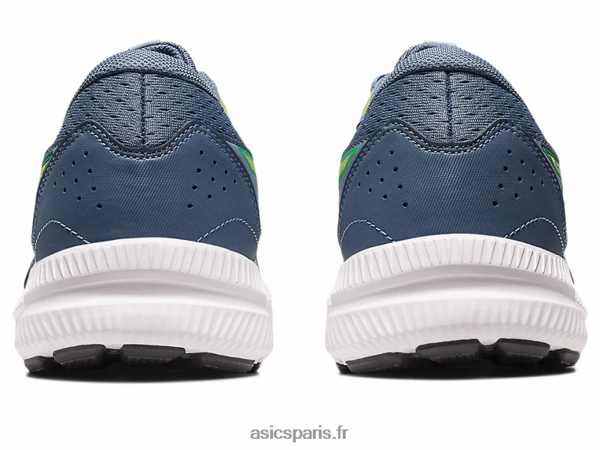 Hommes Asics gel-content 8 BXL8B2530 bleu acier/zeste de citron vert