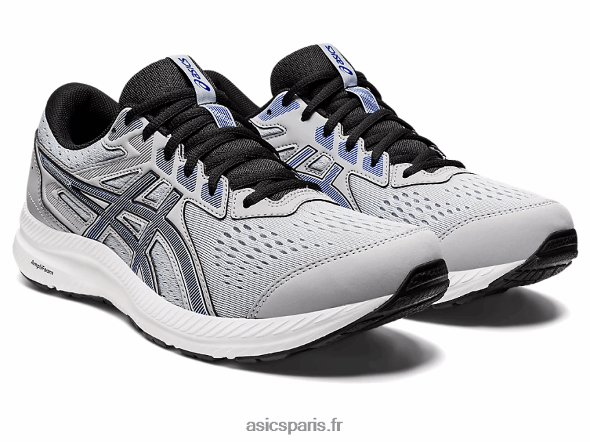 Hommes Asics gel-content 8 BXL8B2719 gris piémont/bleu
