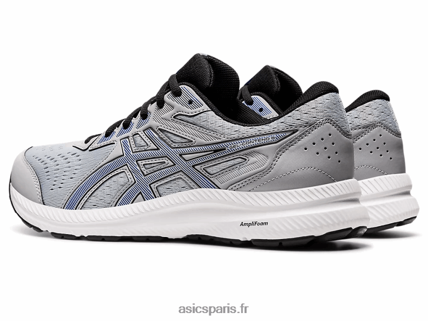 Hommes Asics gel-content 8 BXL8B2719 gris piémont/bleu