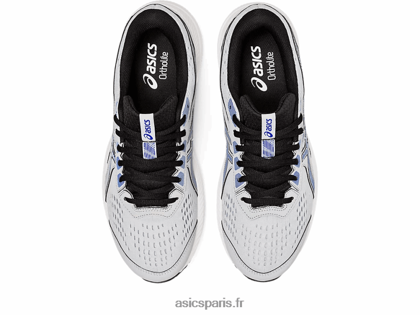 Hommes Asics gel-content 8 BXL8B2719 gris piémont/bleu