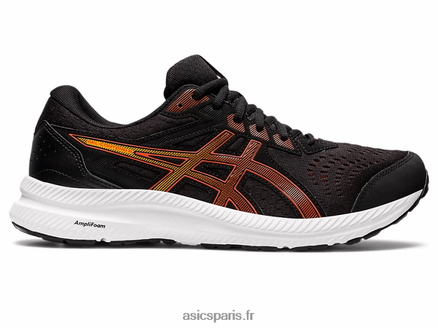 Hommes Asics gel-content 8 BXL8B2722 tomate noire/cerise