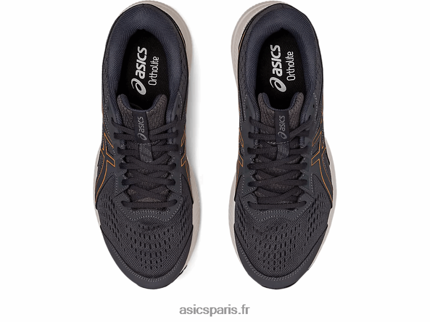 Hommes Asics gel-content 8 extra large BXL8B2417 transporteur gris/métropole