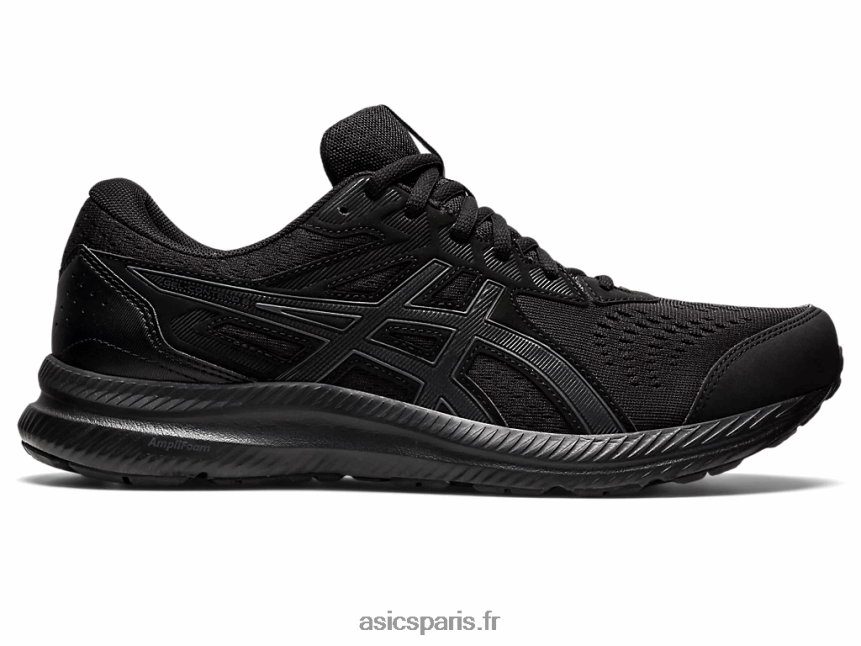 Hommes Asics gel-content 8 extra large BXL8B2713 noir/gris porteur