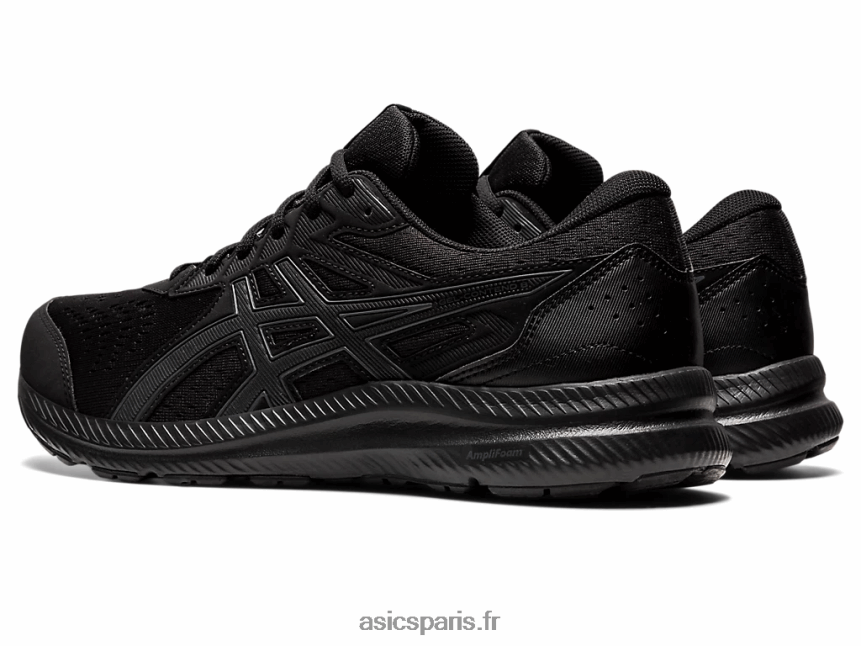 Hommes Asics gel-content 8 extra large BXL8B2713 noir/gris porteur