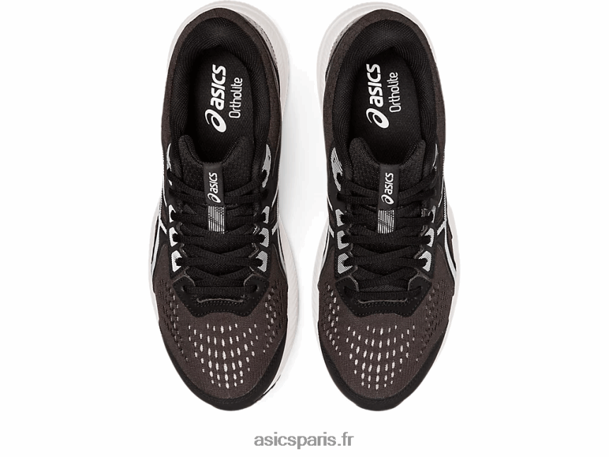 Hommes Asics gel-content 8 extra large BXL8B2715 noir blanc