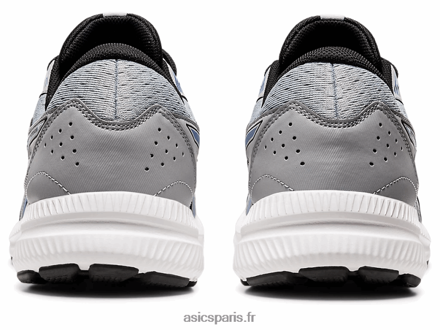 Hommes Asics gel-content 8 extra large BXL8B2716 gris piémont/bleu