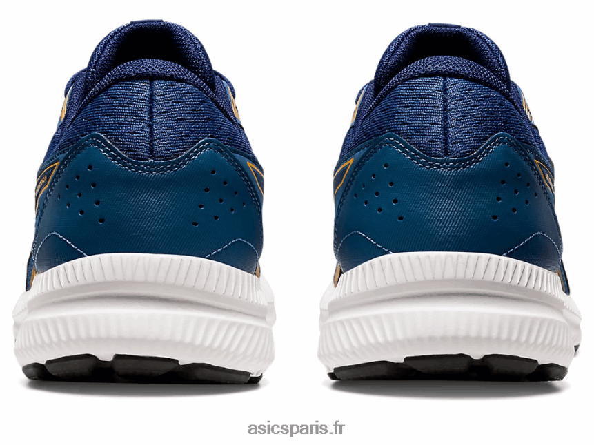 Hommes Asics gel-content 8 extra large BXL8B2718 azur/ambre