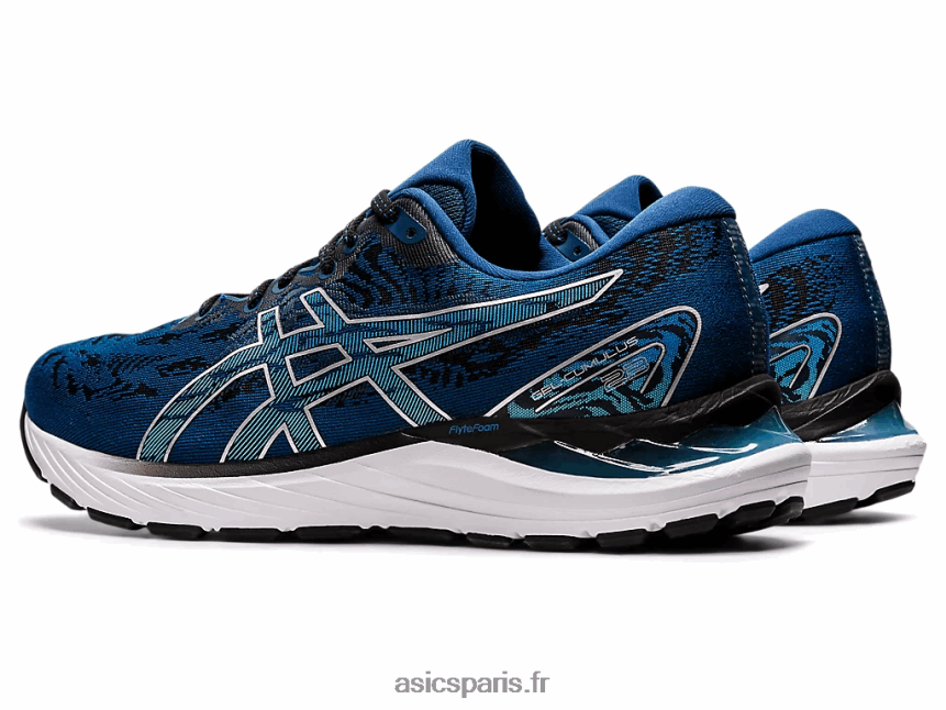Hommes Asics gel-cumulus 23 BXL8B21370 bleu mako/argent pur