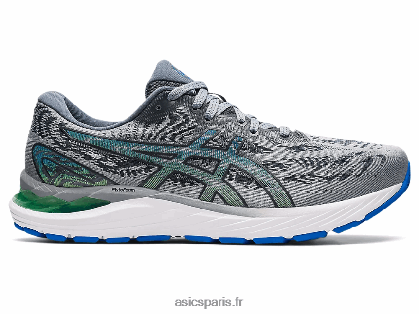 Hommes Asics gel-cumulus 23 BXL8B21597 plaque de gypse/gris porteur