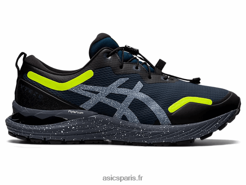 Hommes Asics gel-cumulus 23 poinçon BXL8B21631 bleu français/jaune de sécurité