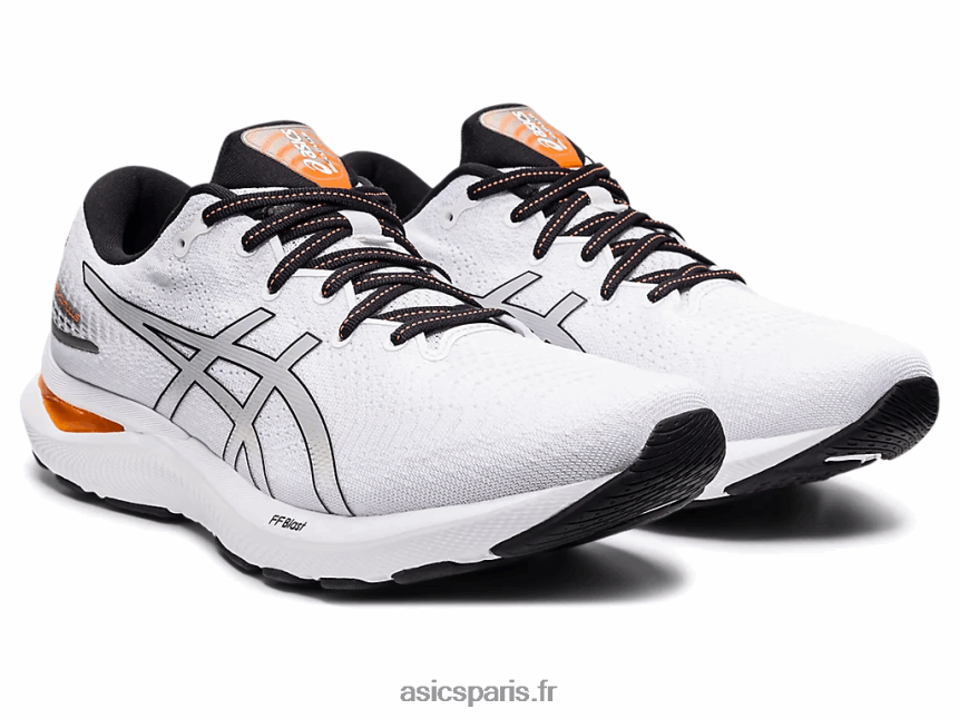 Hommes Asics gel-cumulus 24 BXL8B21312 blanc/gris piémont