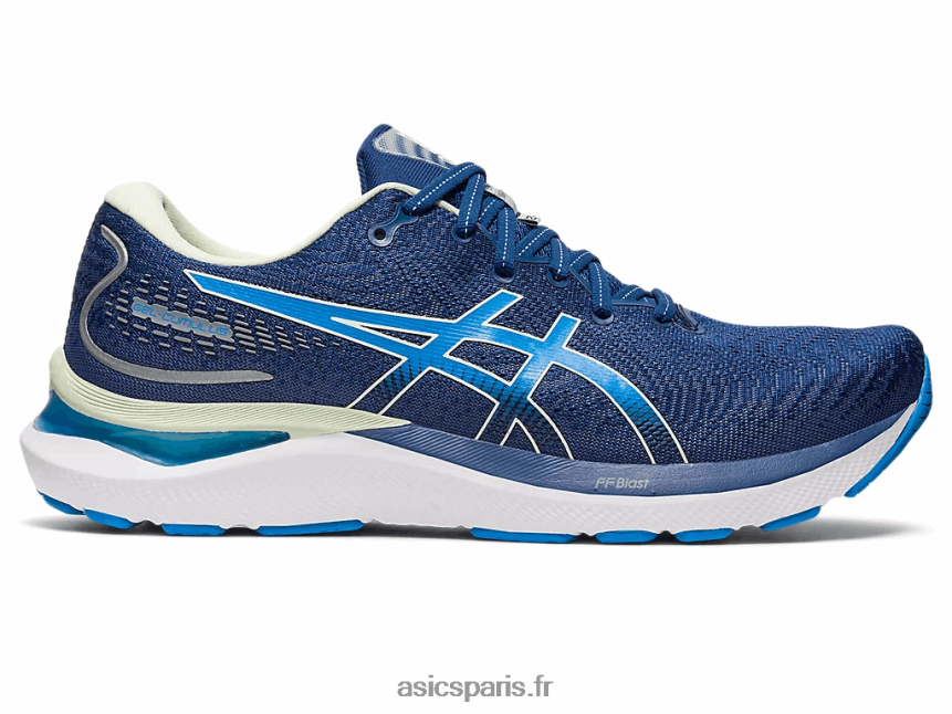 Hommes Asics gel-cumulus 24 BXL8B2153 bleu nuit/bleu azul