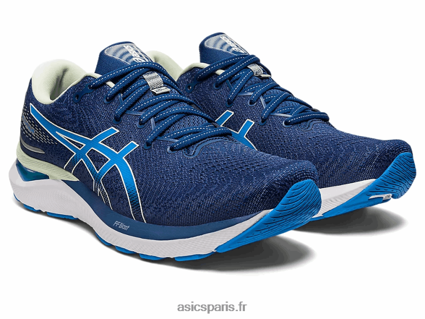 Hommes Asics gel-cumulus 24 BXL8B2153 bleu nuit/bleu azul