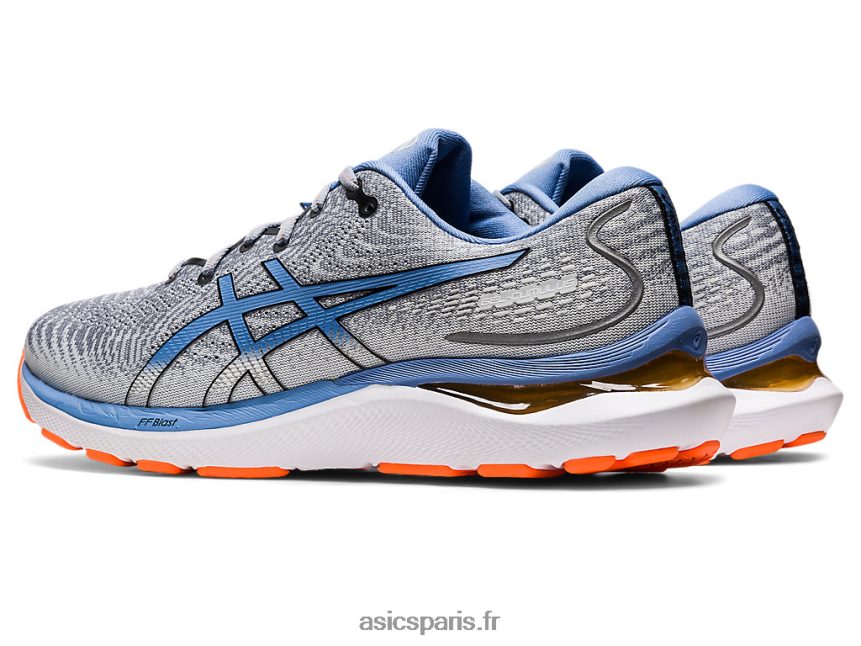 Hommes Asics gel-cumulus 24 BXL8B2403 feuille de roche/harmonie bleue