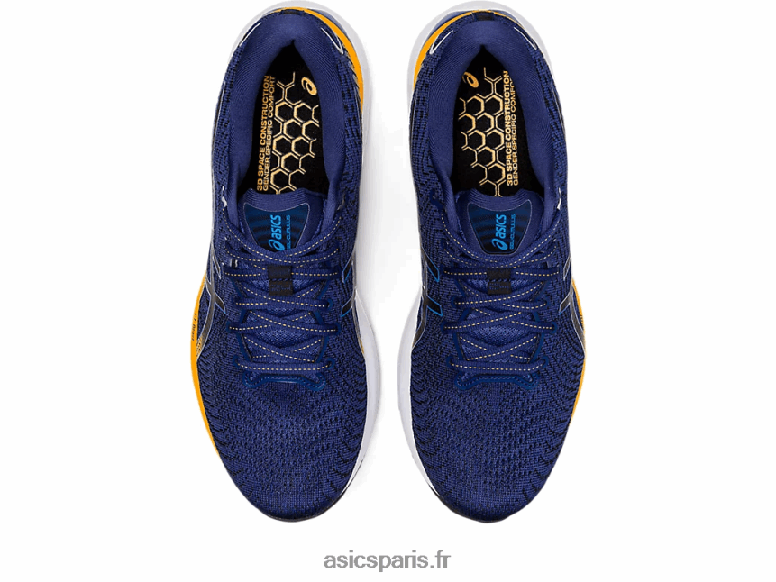 Hommes Asics gel-cumulus 24 BXL8B2824 océan profond/ambre