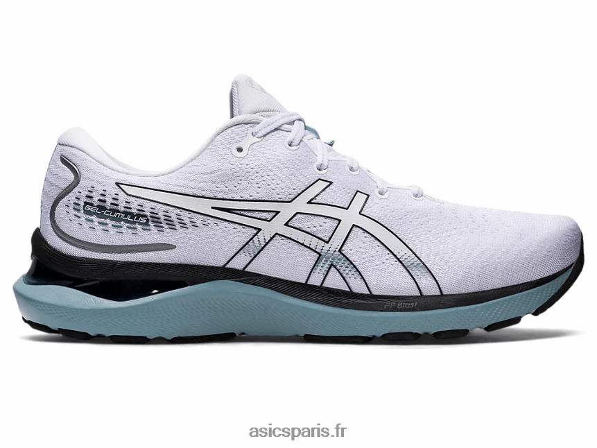 Hommes Asics gel-cumulus 24 BXL8B2909 blanc noir
