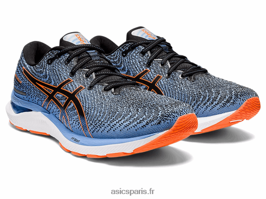 Hommes Asics gel-cumulus 24 extra large BXL8B2652 noir/orange vif