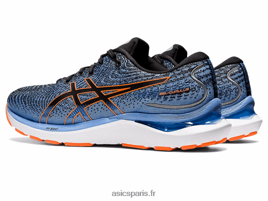 Hommes Asics gel-cumulus 24 extra large BXL8B2652 noir/orange vif