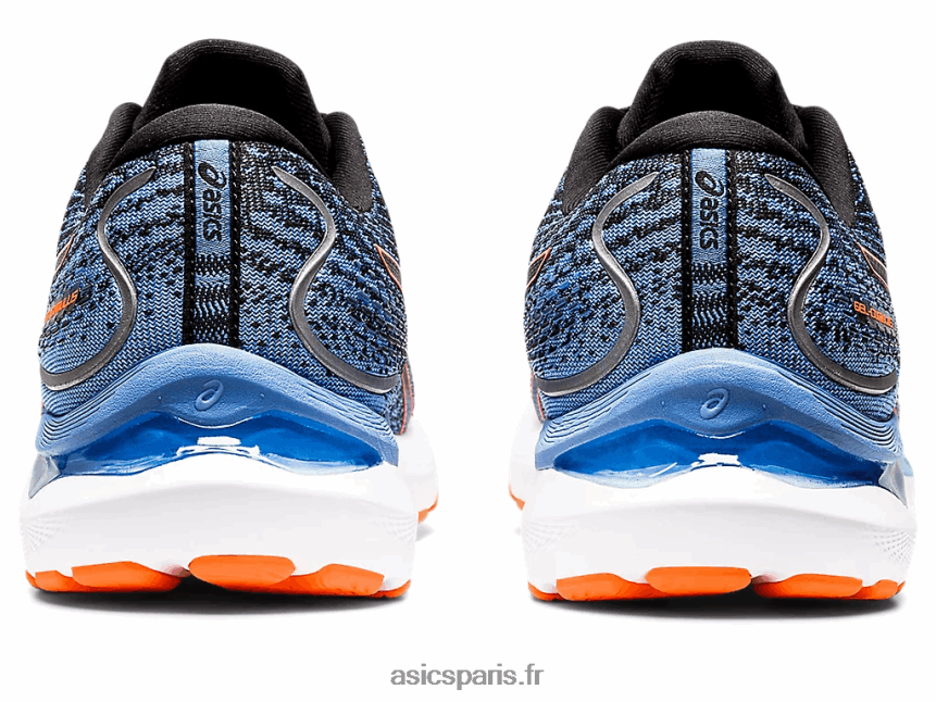 Hommes Asics gel-cumulus 24 extra large BXL8B2652 noir/orange vif