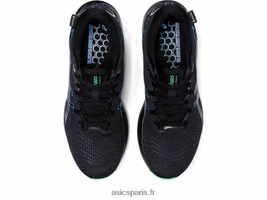 Hommes Asics gel-cumulus 24 gtx BXL8B2589 côte noire/bleue