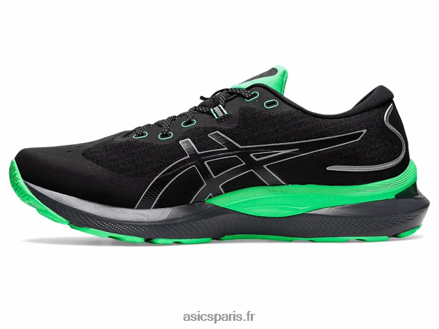 Hommes Asics gel-cumulus 24 lite-show BXL8B2699 noir/nouvelle feuille