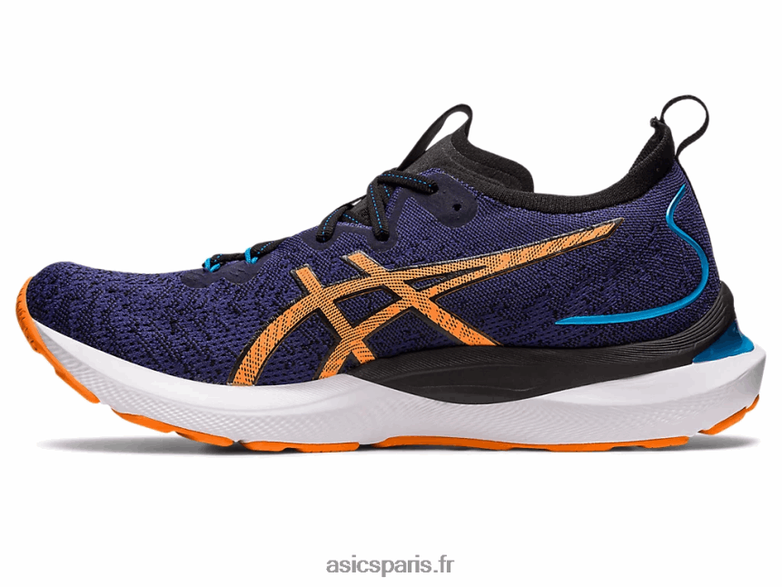 Hommes Asics gel-cumulus 24 mk BXL8B2632 bleu indigo/pêche soleil
