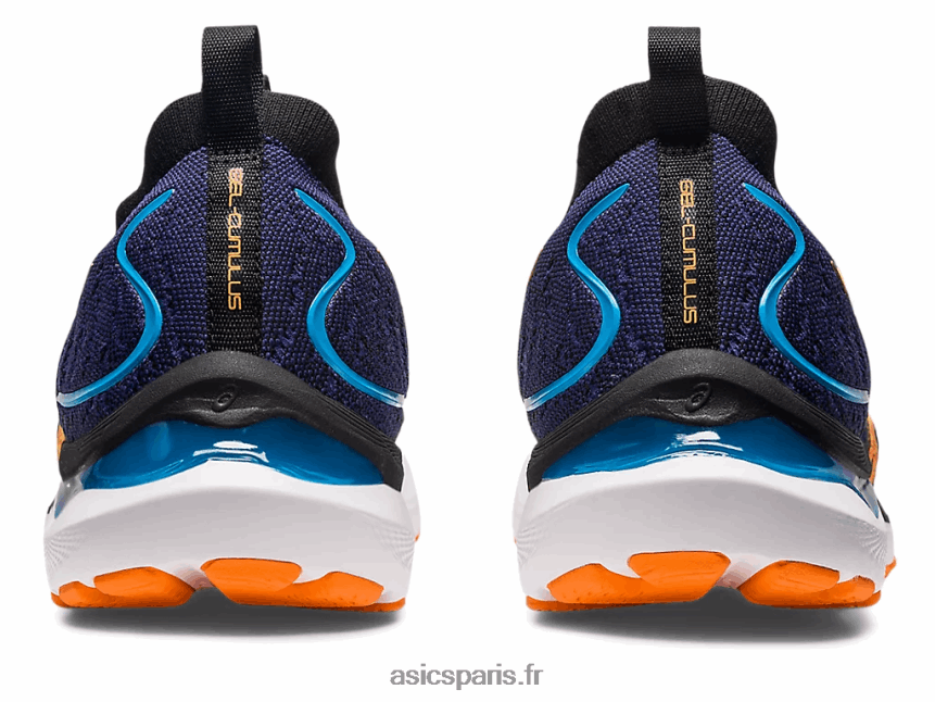 Hommes Asics gel-cumulus 24 mk BXL8B2632 bleu indigo/pêche soleil