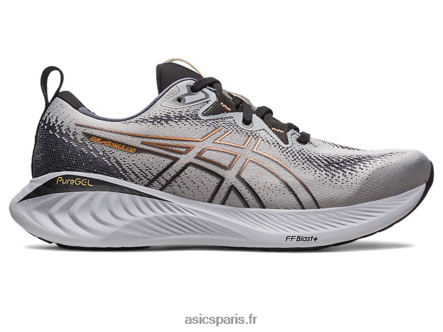 Hommes Asics gel-cumulus 25 BXL8B23 feuille de roche/pêche soleil