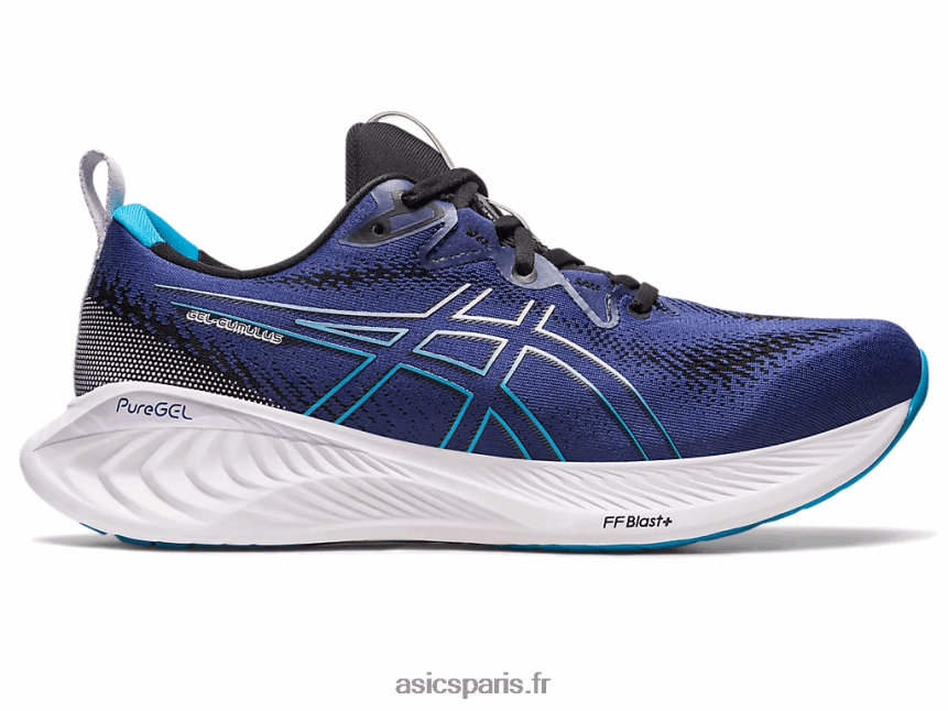 Hommes Asics gel-cumulus 25 BXL8B25 bleu indigo/bleu île