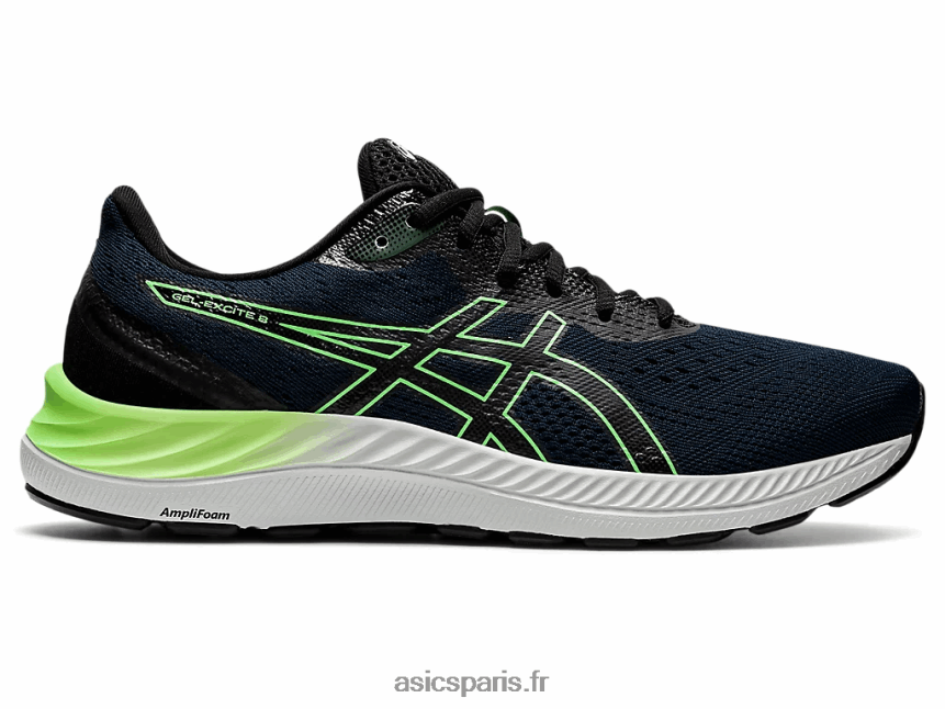 Hommes Asics gel-exciter 8 BXL8B21663 bleu français/citron vert vif