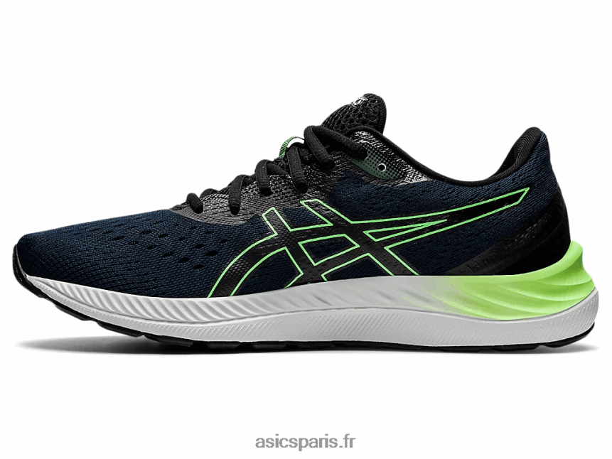 Hommes Asics gel-exciter 8 BXL8B21663 bleu français/citron vert vif
