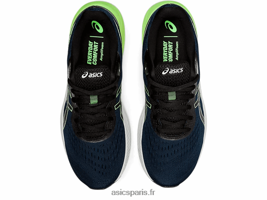 Hommes Asics gel-exciter 8 BXL8B21663 bleu français/citron vert vif