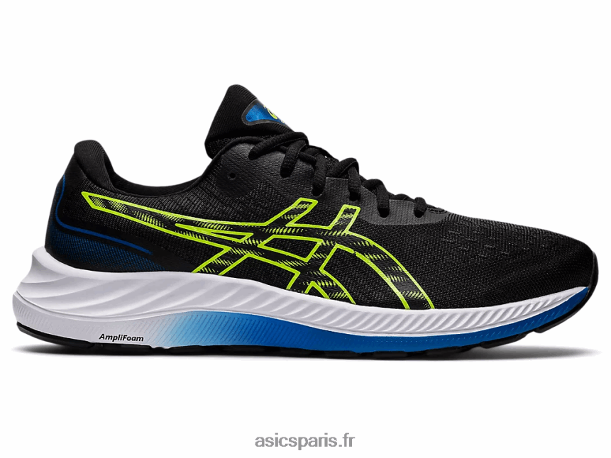 Hommes Asics gel-exciter 9 BXL8B21319 noir/vert danger
