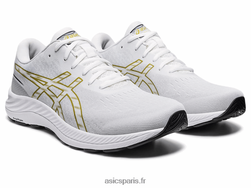Hommes Asics gel-exciter 9 BXL8B2414 blanc/huile d\'olive