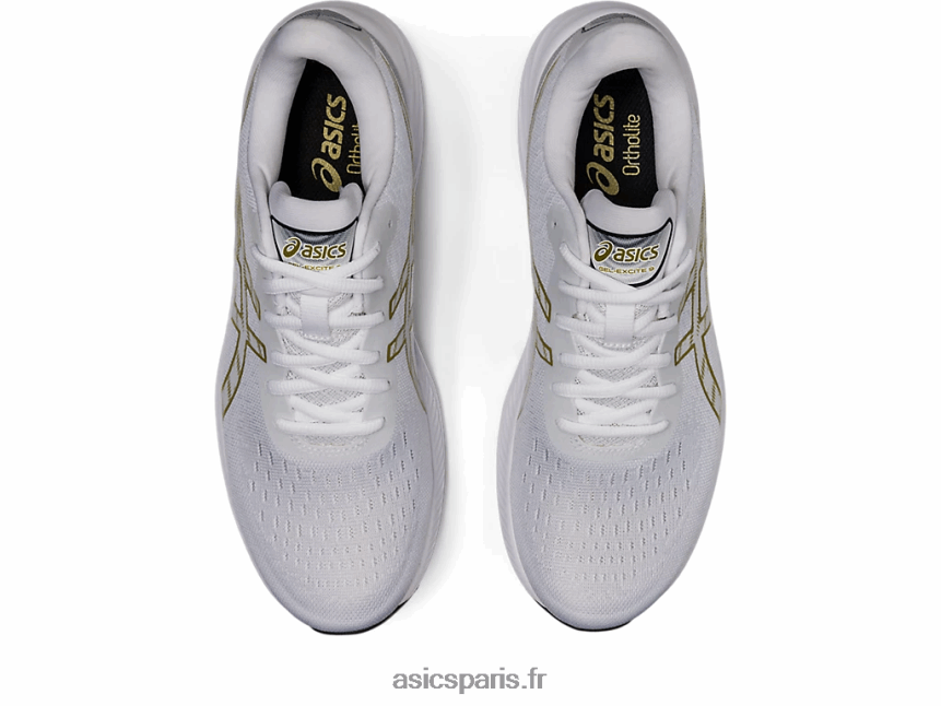 Hommes Asics gel-exciter 9 BXL8B2414 blanc/huile d\'olive