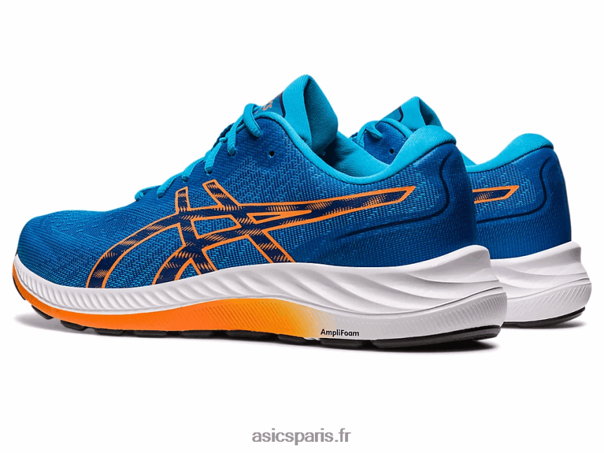 Hommes Asics gel-exciter 9 BXL8B2456 bleu des îles/pêche soleil