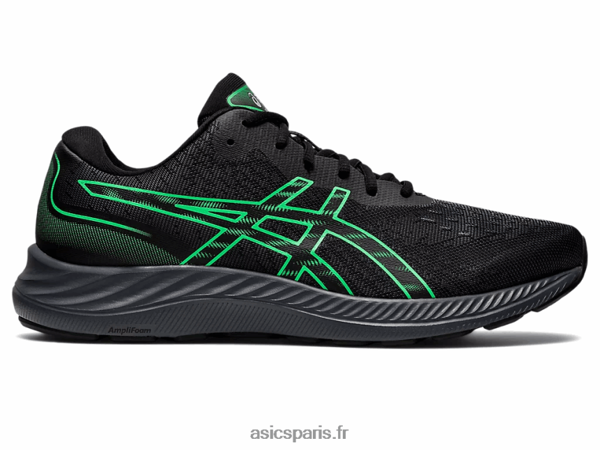 Hommes Asics gel-exciter 9 BXL8B2723 noir/nouvelle feuille
