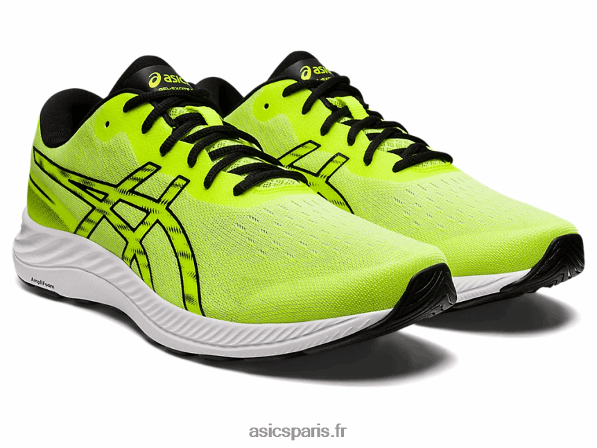 Hommes Asics gel-exciter 9 BXL8B2942 jaune sécurité/noir