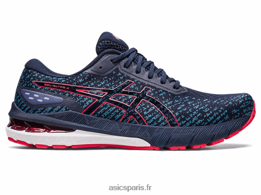 Hommes Asics gel-glide 4 BXL8B2285 minuit/rouge électrique