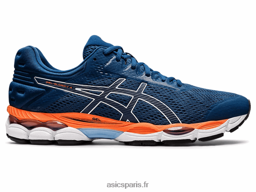Hommes Asics gel glorifier 4 BXL8B21863 mako bleu/blanc