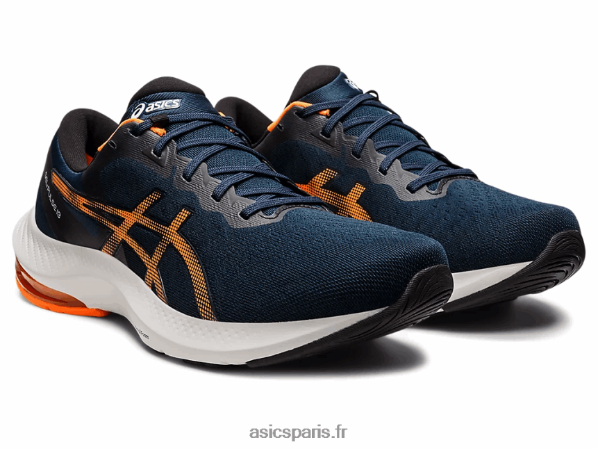 Hommes Asics gel-impulsion 13 BXL8B21530 bleu français/orange vif