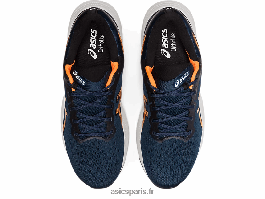 Hommes Asics gel-impulsion 13 BXL8B21530 bleu français/orange vif