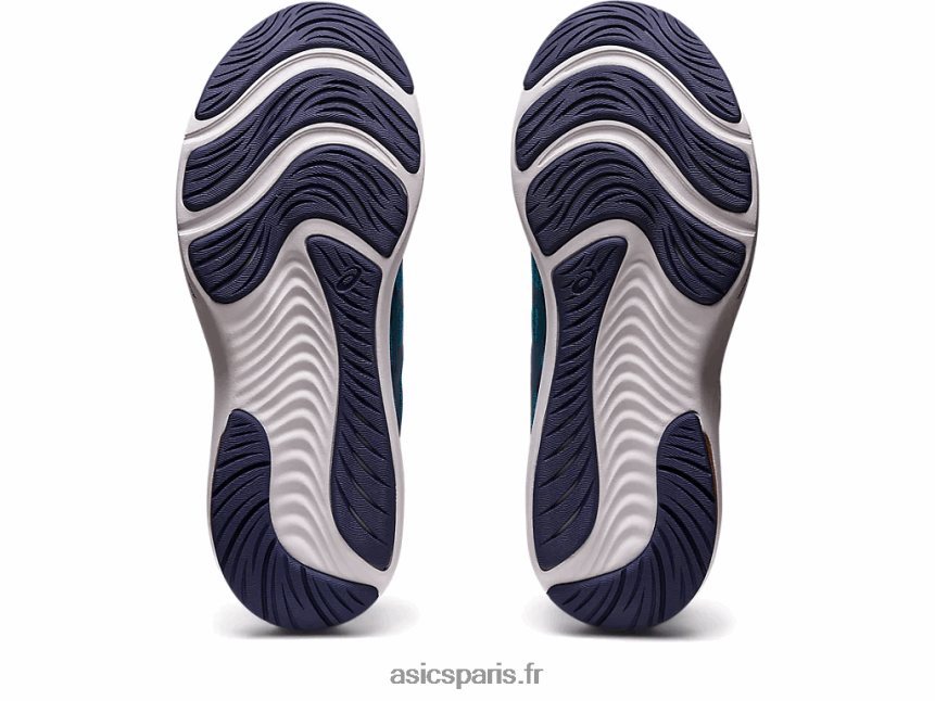 Hommes Asics gel-impulsion 14 BXL8B2437 bleu des îles/pêche soleil