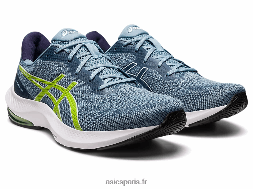 Hommes Asics gel-impulsion 14 BXL8B2528 acier léger/zeste de citron vert