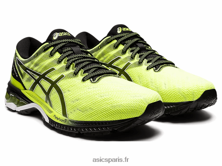 Hommes Asics gel-jadéite BXL8B21730 jaune de sécurité/blanc