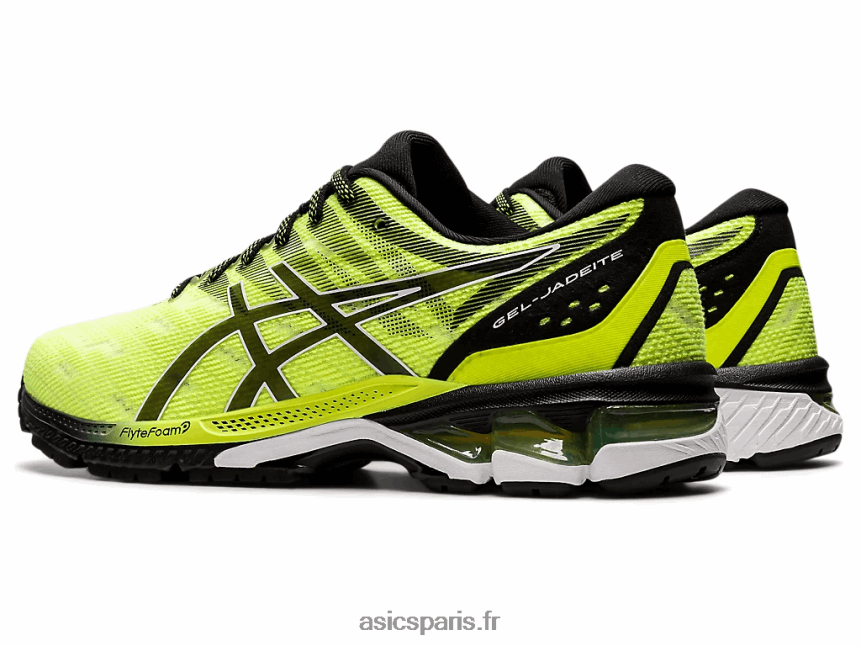 Hommes Asics gel-jadéite BXL8B21730 jaune de sécurité/blanc