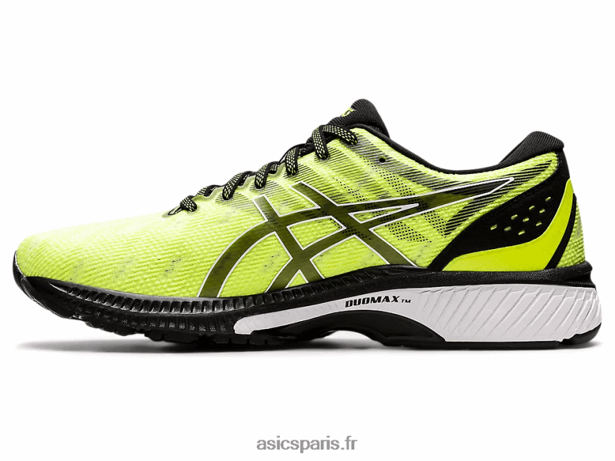 Hommes Asics gel-jadéite BXL8B21730 jaune de sécurité/blanc
